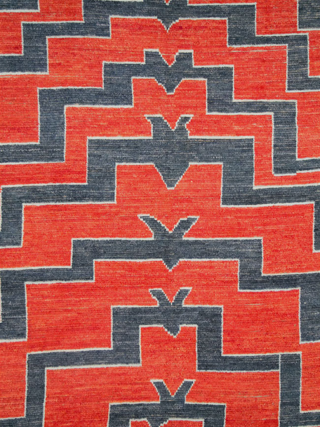 Contemporary Turkish Tulu Room Size Carpet, No.29539 - Galerie Shabab