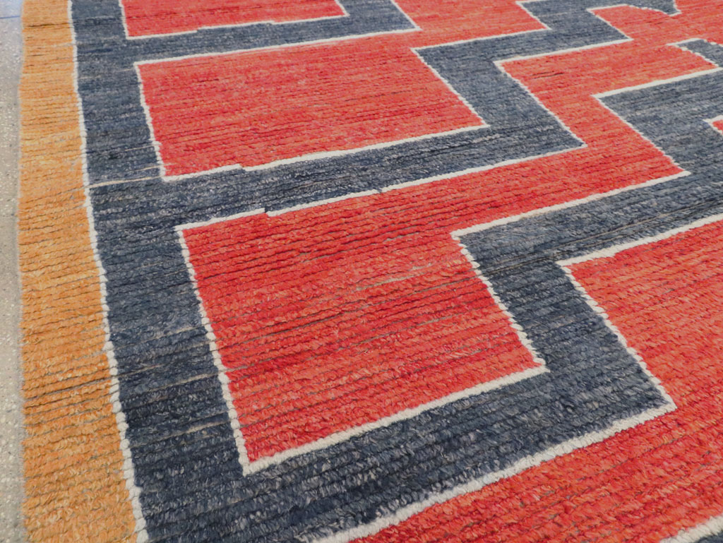 Contemporary Turkish Tulu Room Size Carpet, No.29539 - Galerie Shabab