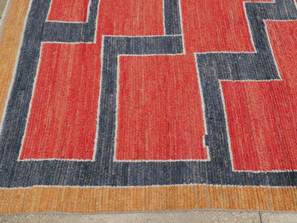 Contemporary Turkish Tulu Room Size Carpet, No.29539 - Galerie Shabab