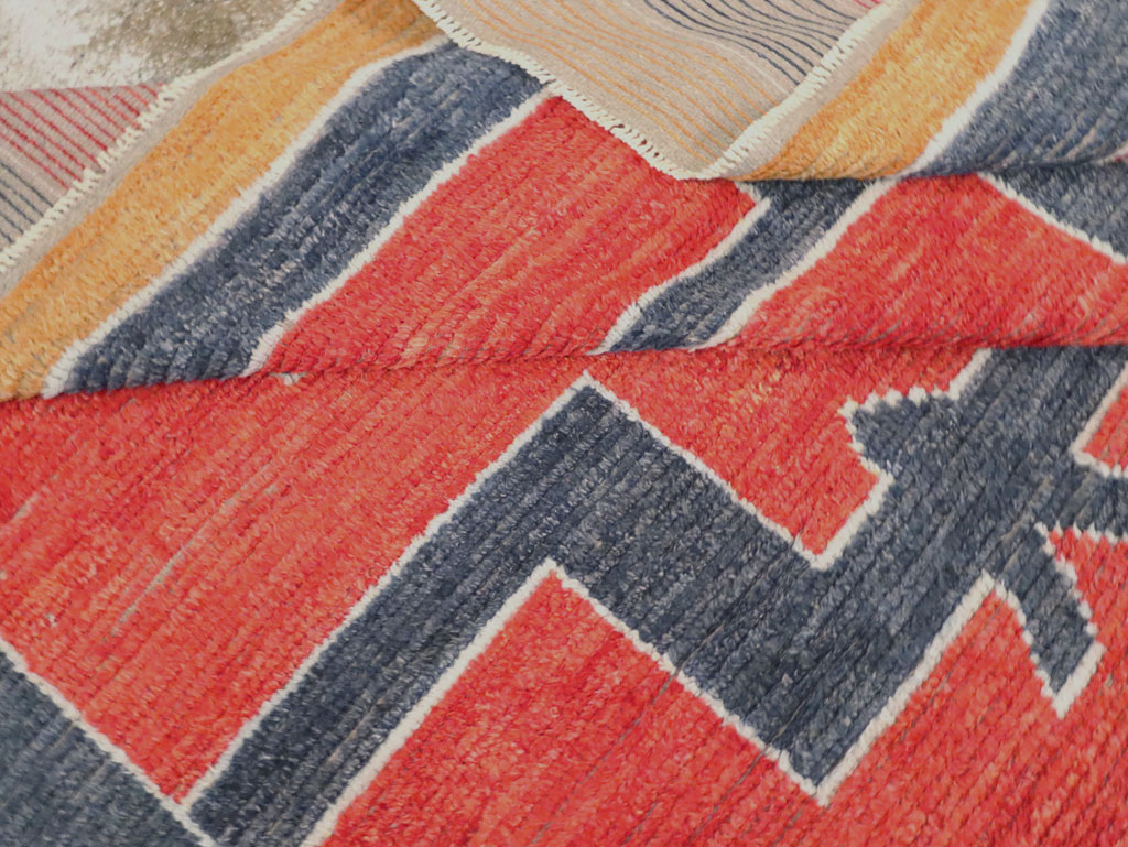 Contemporary Turkish Tulu Room Size Carpet, No.29539 - Galerie Shabab