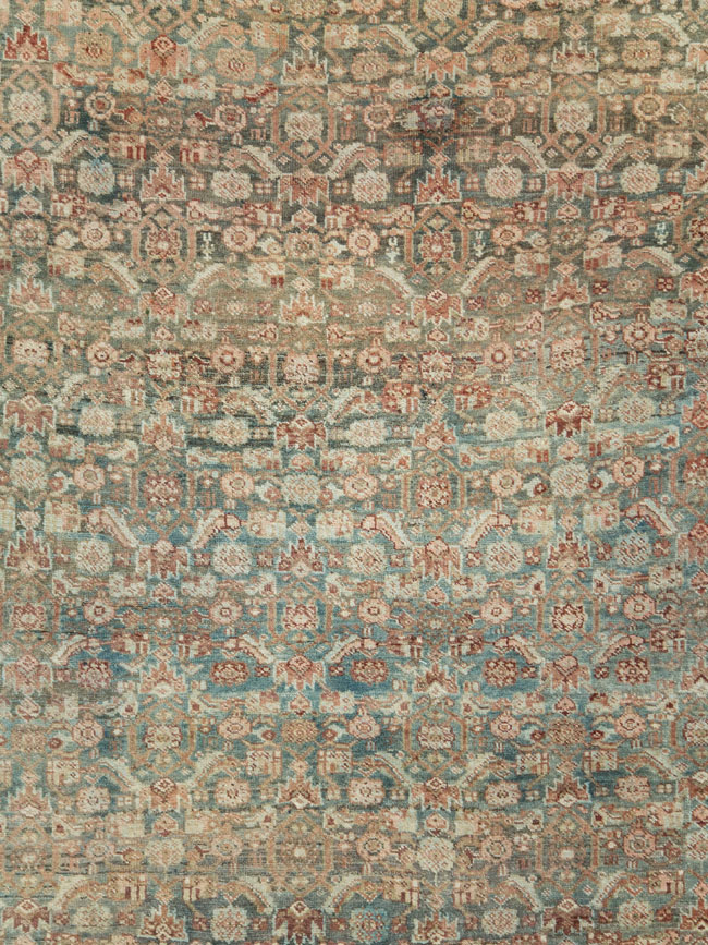 Antique Persian Bidjar Square Room Size Carpet, No.29540 - Galerie Shabab
