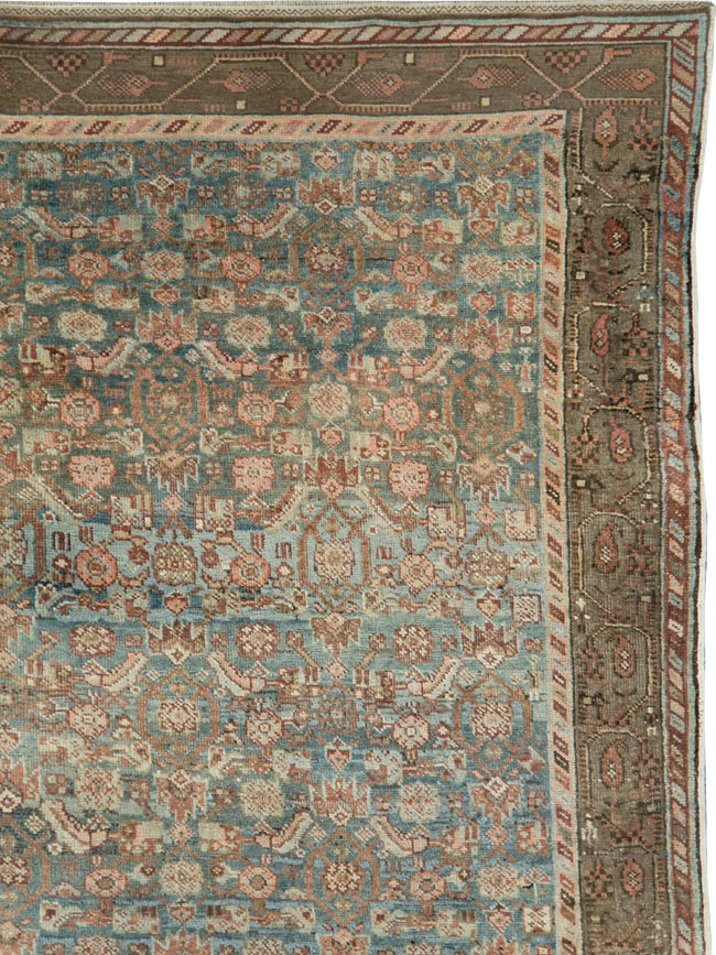 Antique Persian Bidjar Square Room Size Carpet, No.29540 - Galerie Shabab