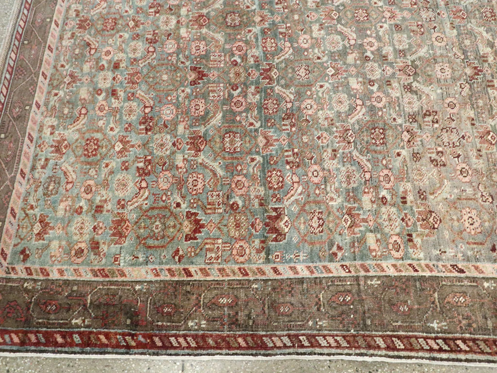 Antique Persian Bidjar Square Room Size Carpet, No.29540 - Galerie Shabab
