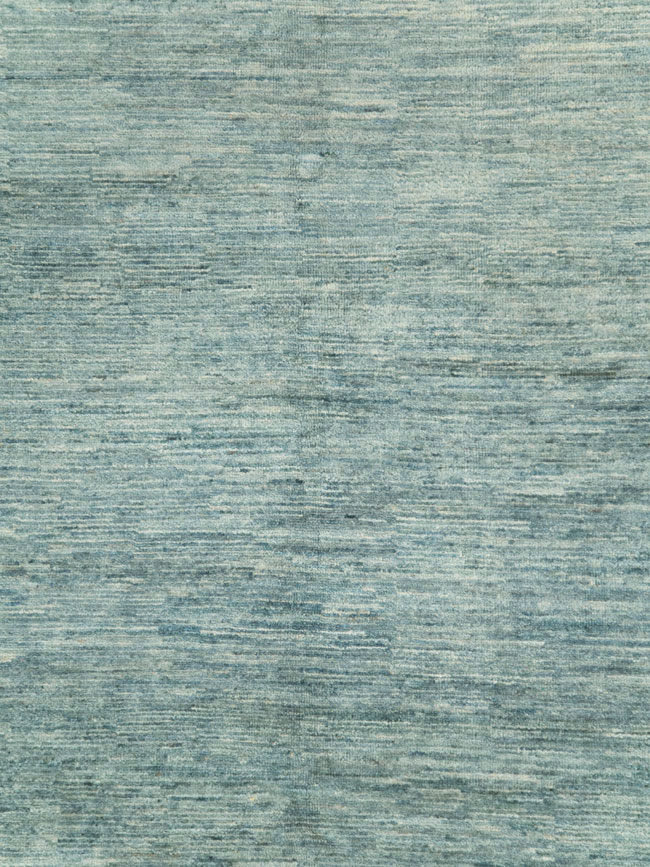 Contemporary Seafoam Turkish Anatolian Room Size Carpet, No.29542 - Galerie Shabab