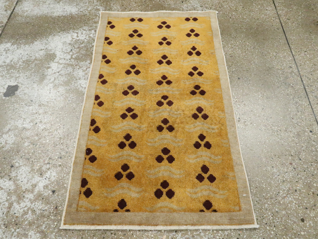 Vintage Anatolian Deco Rug, No.29543 - Galerie Shabab