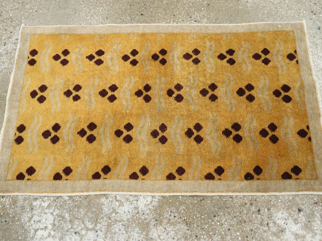 Vintage Anatolian Deco Rug, No.29543 - Galerie Shabab