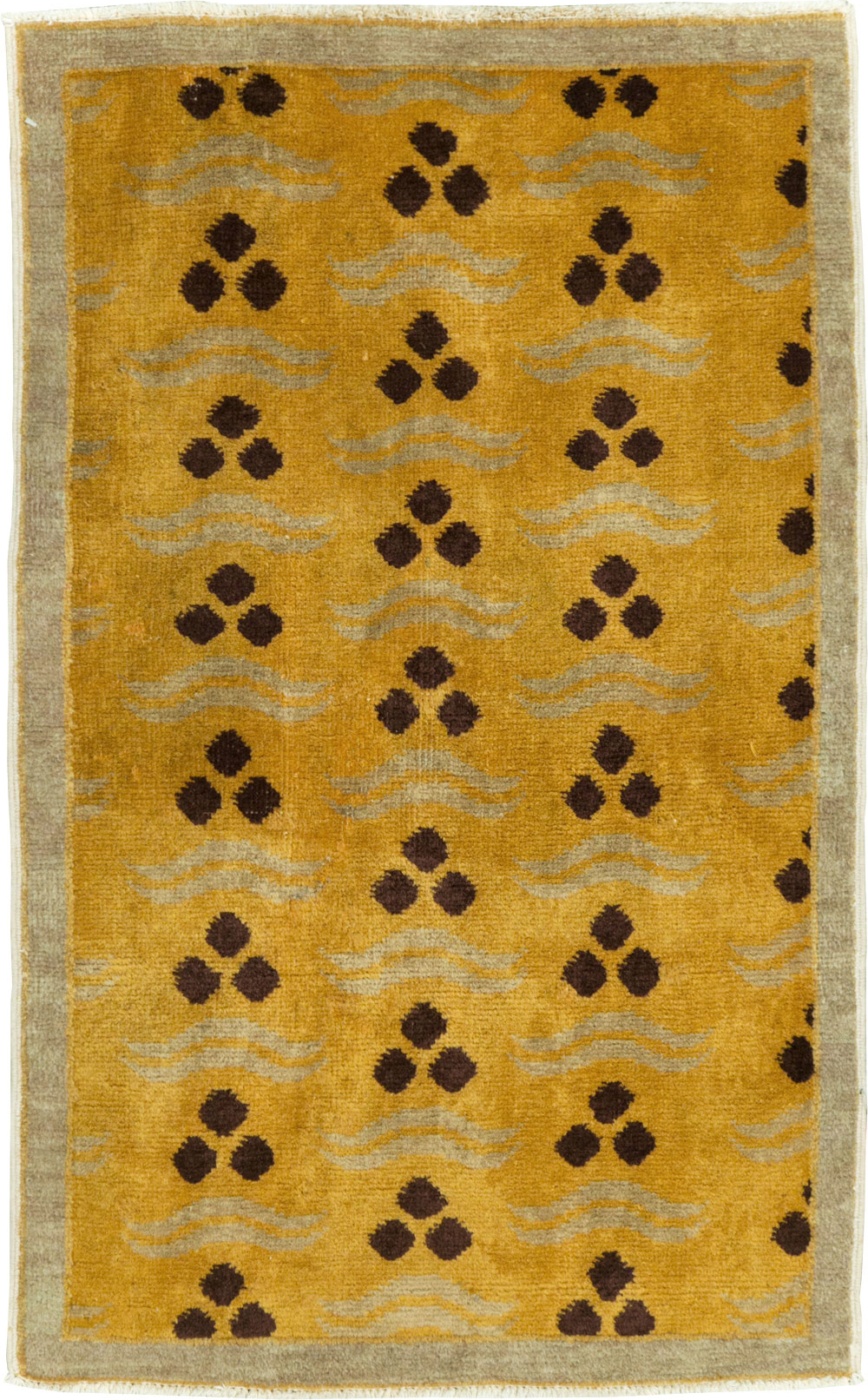 Vintage Turkish Anatolian Deco Rug, No.29544 - Galerie Shabab