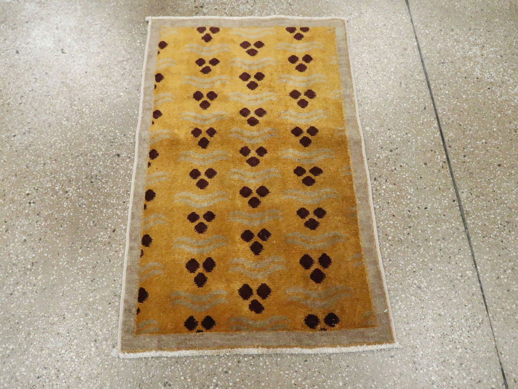 Vintage Turkish Anatolian Deco Rug, No.29544 - Galerie Shabab