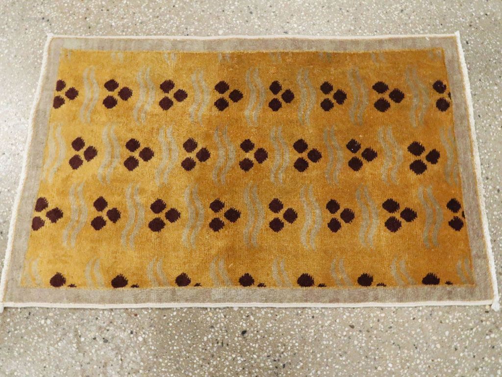Vintage Turkish Anatolian Deco Rug, No.29544 - Galerie Shabab