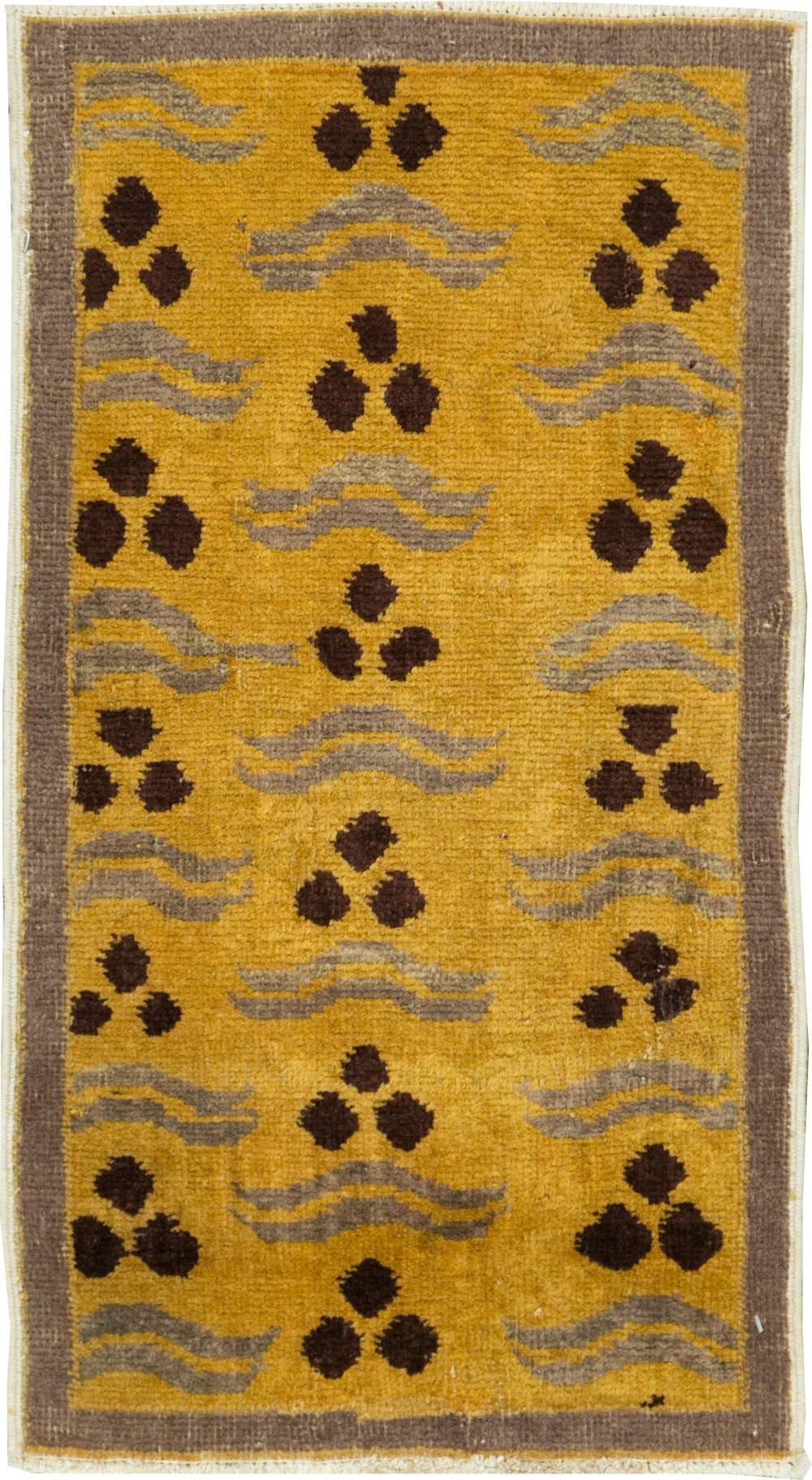 Vintage Turkish Art Deco Rug, No.29548 - Galerie Shabab