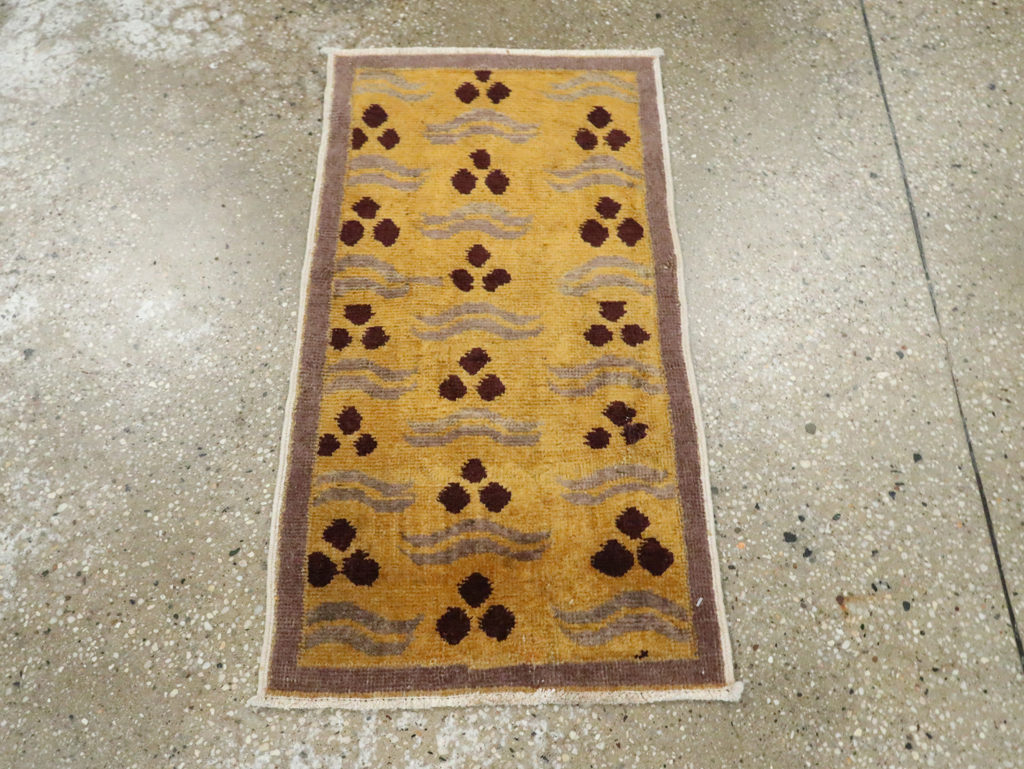 Vintage Turkish Art Deco Rug, No.29548 - Galerie Shabab