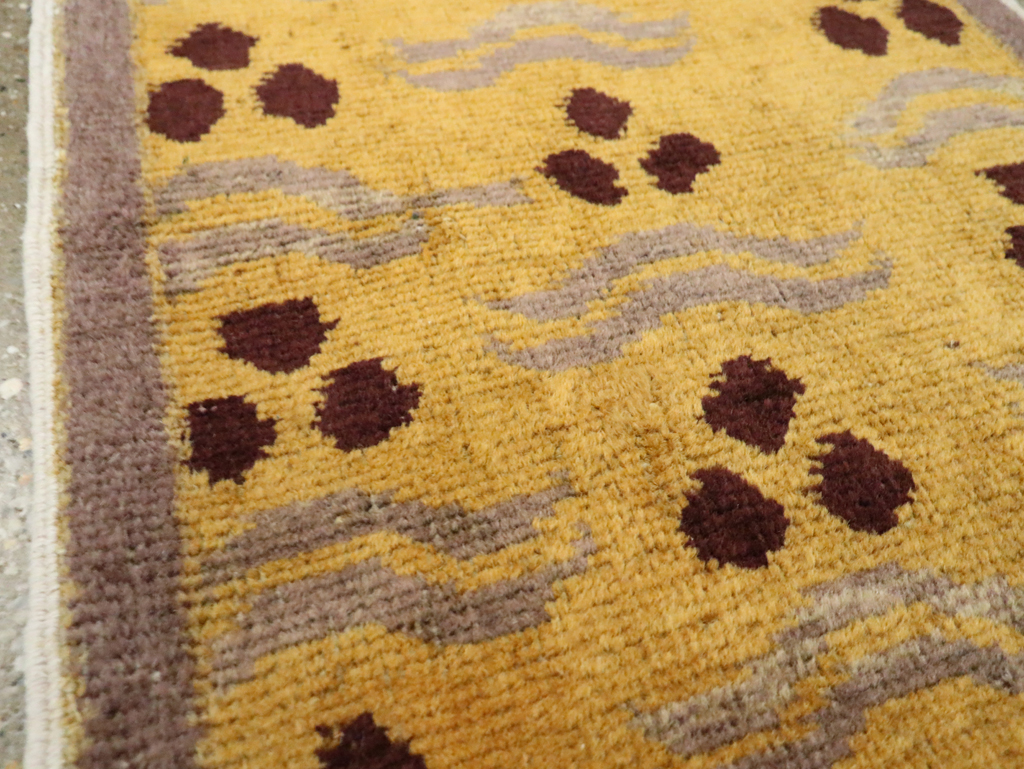 Vintage Turkish Art Deco Rug, No.29548 - Galerie Shabab