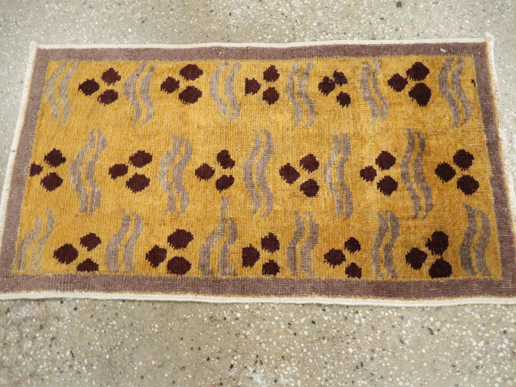 Vintage Turkish Art Deco Rug, No.29548 - Galerie Shabab