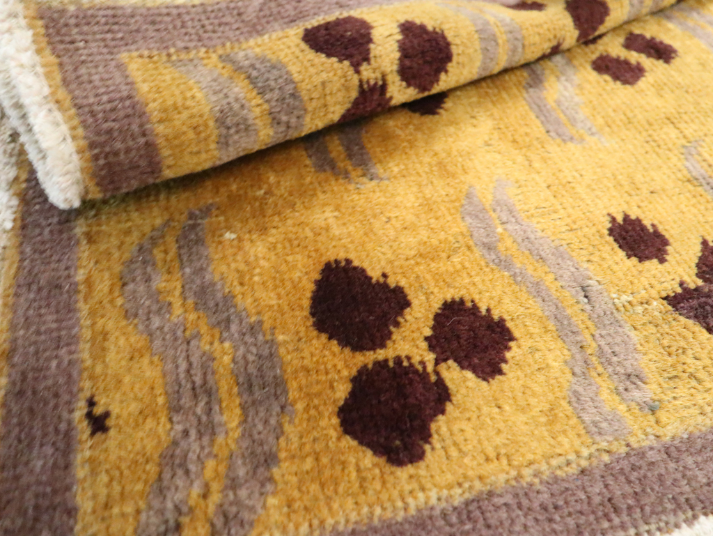 Vintage Turkish Art Deco Rug, No.29548 - Galerie Shabab