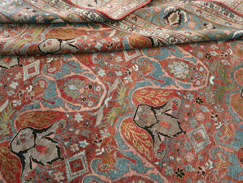 Antique Persian Bidjar Carpet, No.29550 - Galerie Shabab