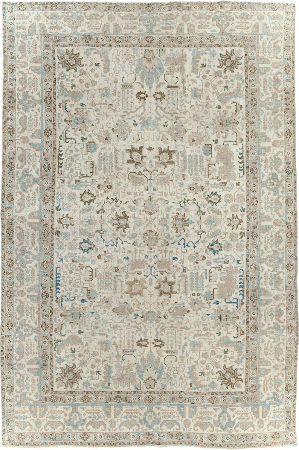 Vintage Persian Tabriz Carpet, No.29558 - Galerie Shabab