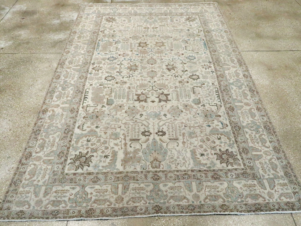 Vintage Persian Tabriz Carpet, No.29558 - Galerie Shabab