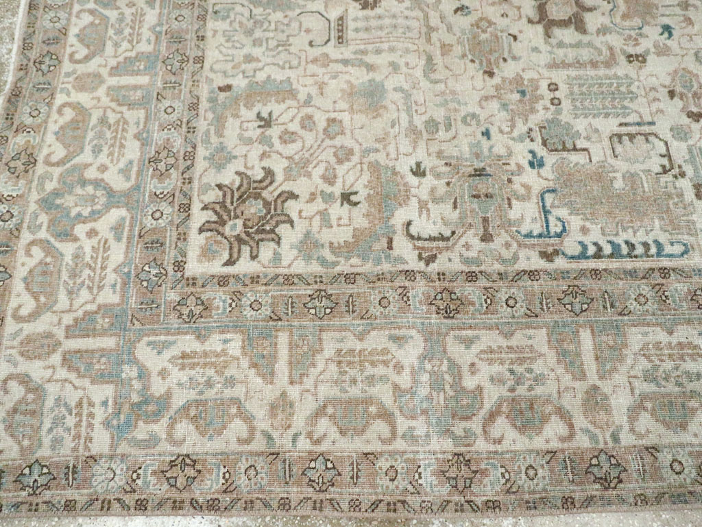 Vintage Persian Tabriz Carpet, No.29558 - Galerie Shabab