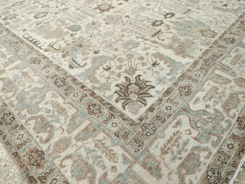 Vintage Persian Tabriz Carpet, No.29558 - Galerie Shabab