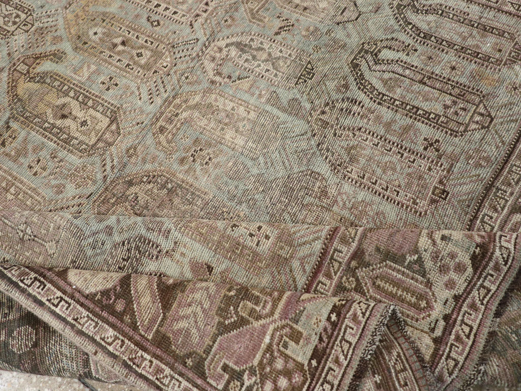 Antique Persian Afshar Accent Carpet, No.29559 - Galerie Shabab