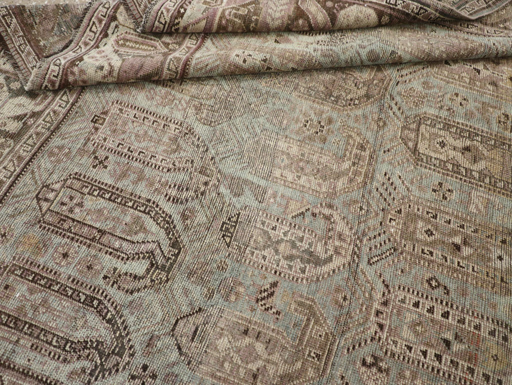 Antique Persian Afshar Accent Carpet, No.29559 - Galerie Shabab
