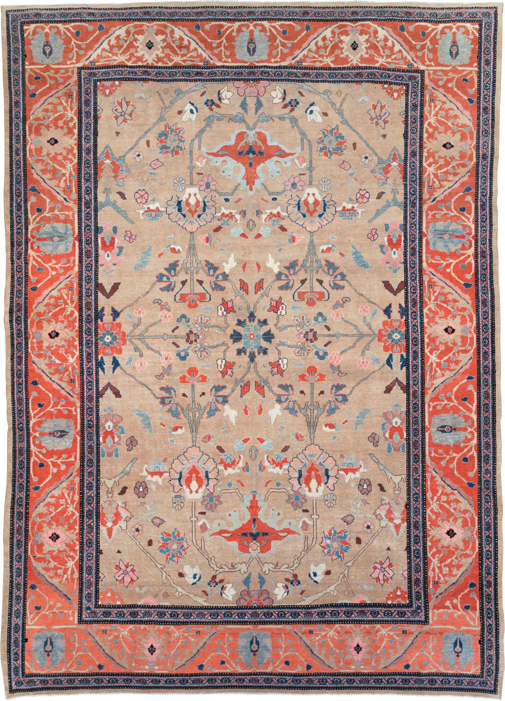 Contemporary Persian Mahal Large Room Size Carpet, No.29561 - Galerie Shabab