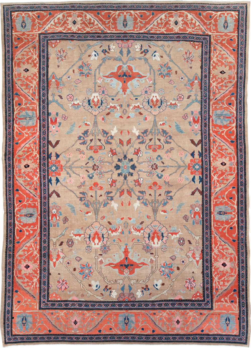 Contemporary Persian Mahal Large Room Size Carpet, No.29561 - Galerie Shabab