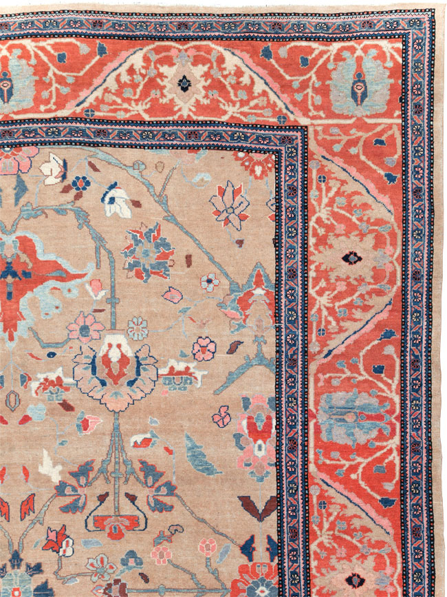 Contemporary Persian Mahal Large Room Size Carpet, No.29561 - Galerie Shabab