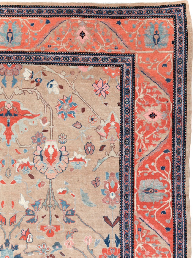 Contemporary Persian Mahal Large Room Size Carpet, No.29561 - Galerie Shabab