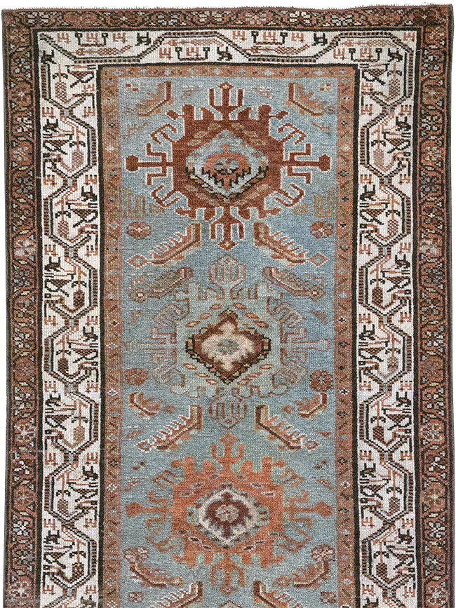 Antique Persian Malayer Long Runner, No.29563 - Galerie Shabab