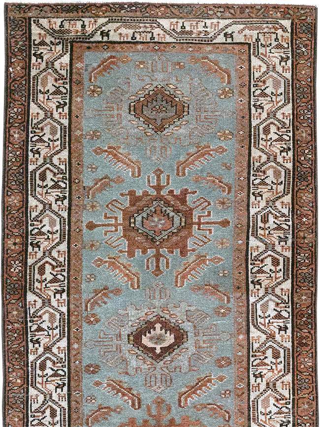 Antique Persian Malayer Long Runner, No.29563 - Galerie Shabab