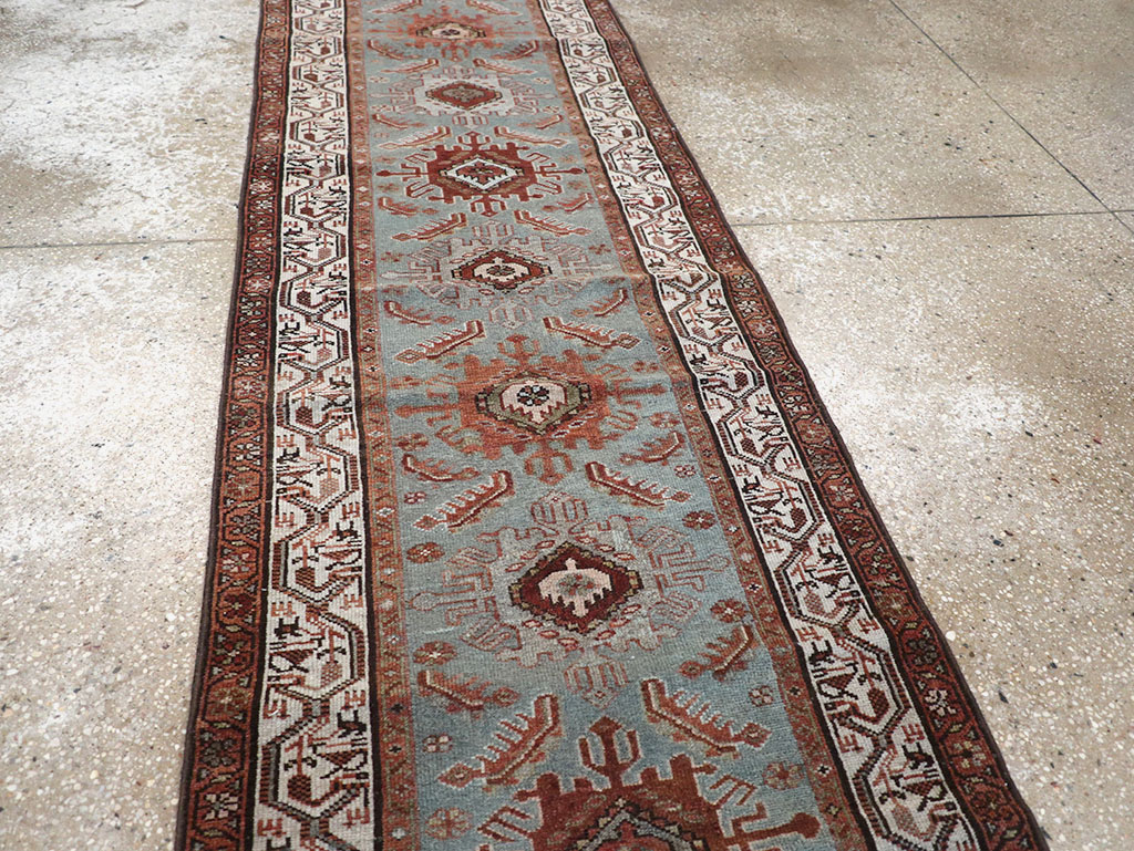 Antique Persian Malayer Long Runner, No.29563 - Galerie Shabab