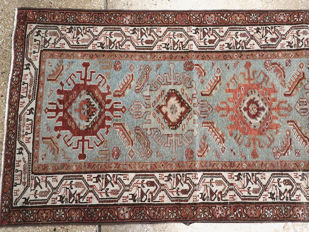 Antique Persian Malayer Long Runner, No.29563 - Galerie Shabab