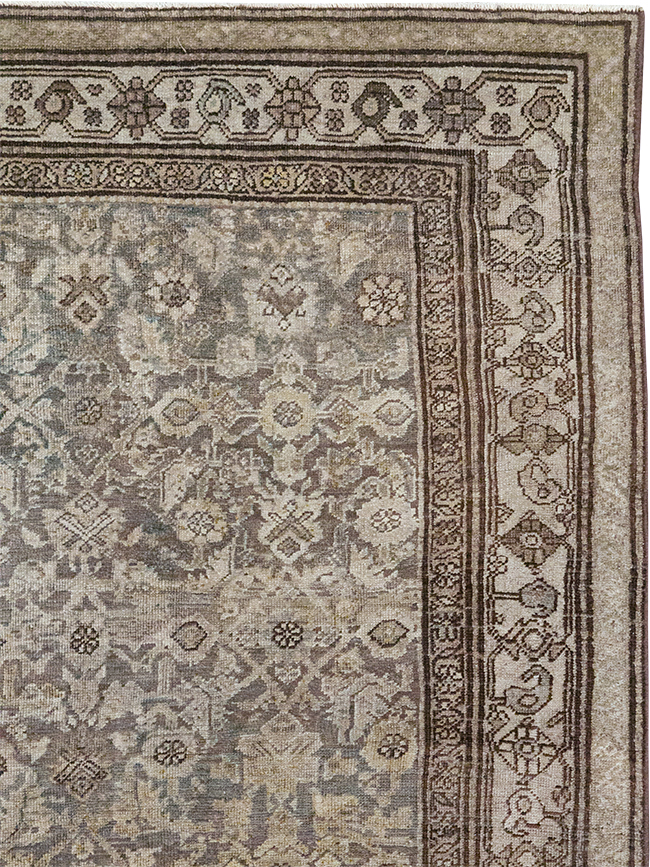 Antique Persian Bidjar Gallery Carpet, No.29564 - Galerie Shabab