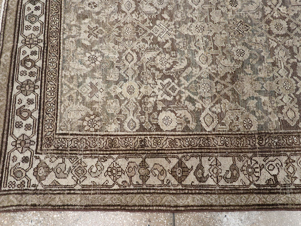 Antique Persian Bidjar Gallery Carpet, No.29564 - Galerie Shabab