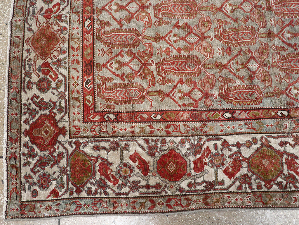 Antique Persian Malayer Gallery Rug, No.29566 - Galerie Shabab