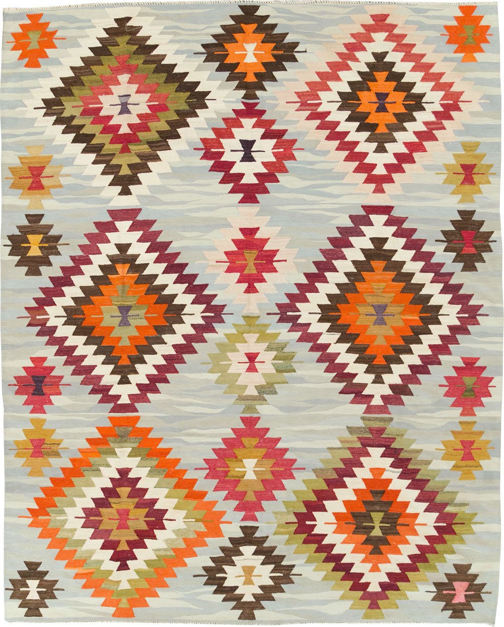 Contemporary Turkish Flat-Weave Kilim, No.29571 - Galerie Shabab
