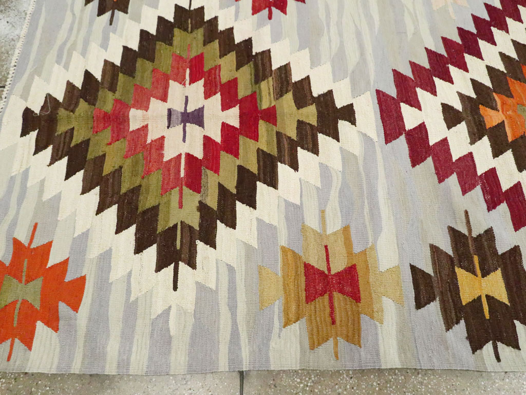 Contemporary Turkish Flatweave Kilim, No.29571 - Galerie Shabab