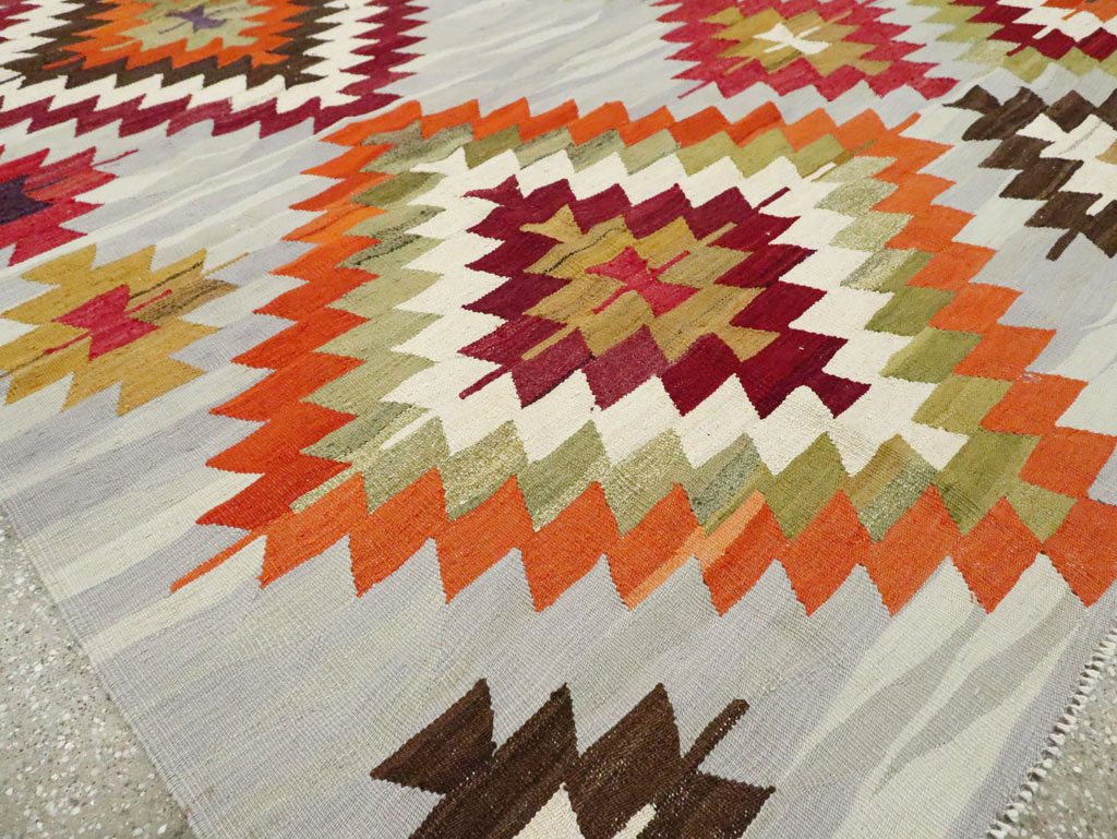Contemporary Turkish Flatweave Kilim, No.29571 - Galerie Shabab