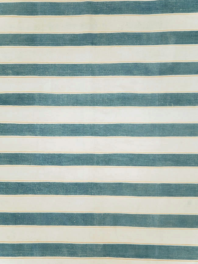 Mid-20th Century Indian Flat-Weave Dhurrie, No.29573 - Galerie Shabab