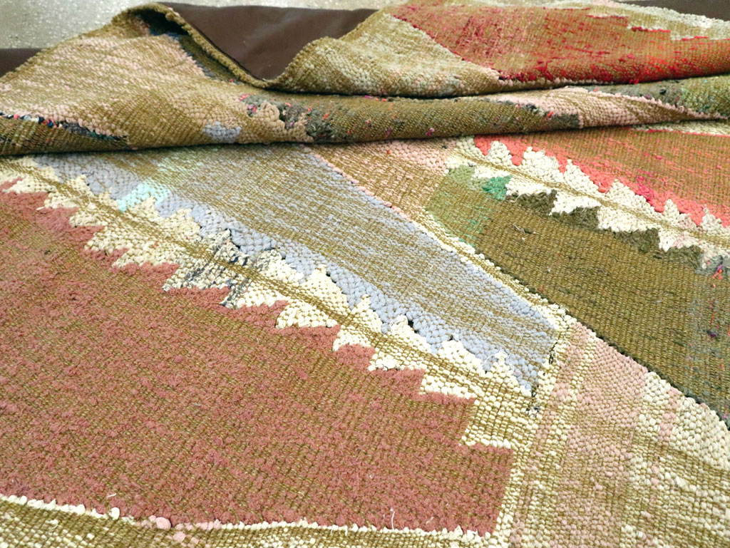 Contemporary Turkish Flatweave Kilim Room Size Carpet, No.29574 - Galerie Shabab