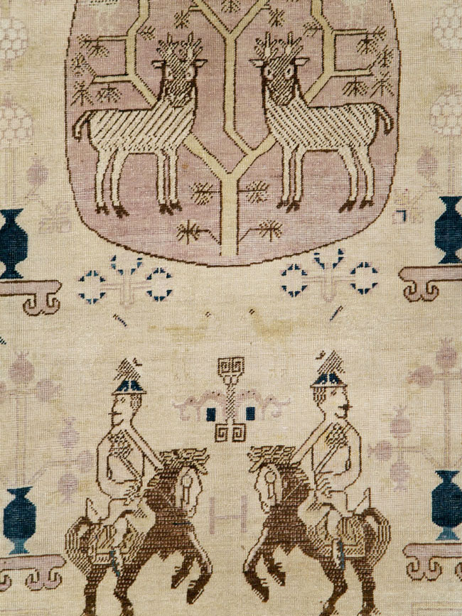 Antique East Turkestan Carpet, No.29575 - Galerie Shabab