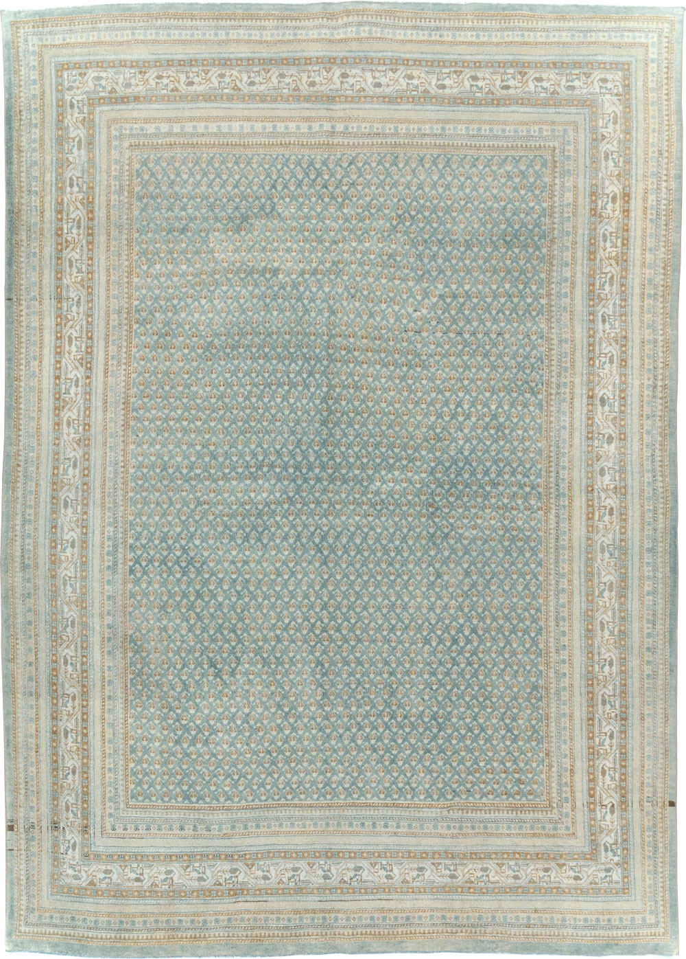 Vintage Persian Malayer Small Room Size Carpet, No.29580 - Galerie Shabab