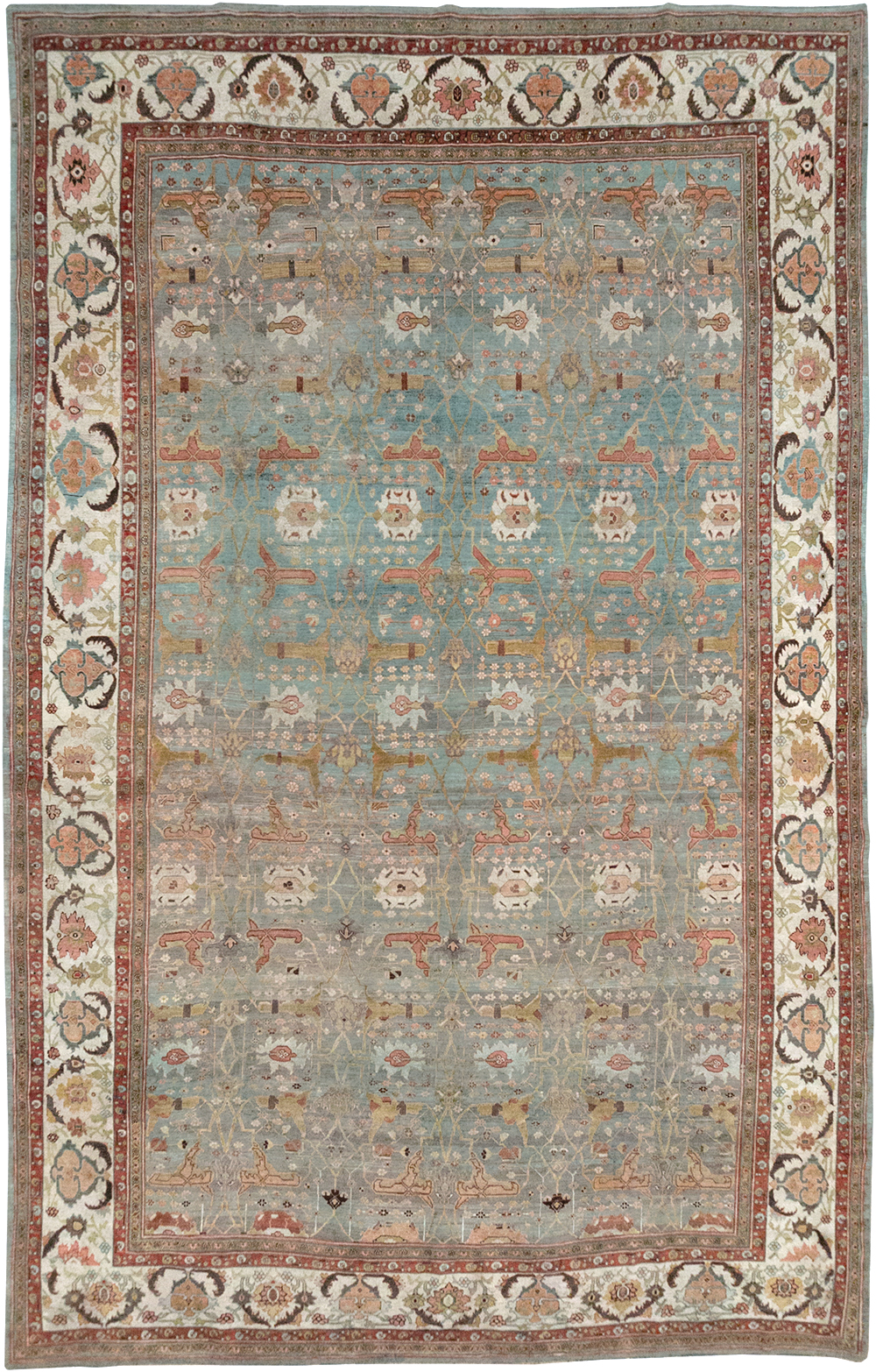 Antique Persian Bidjar Large Carpet, No.29583 - Galerie Shabab