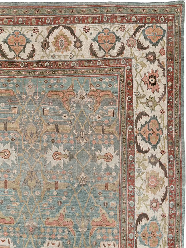 Antique Persian Bidjar Large Carpet, No.29583 - Galerie Shabab