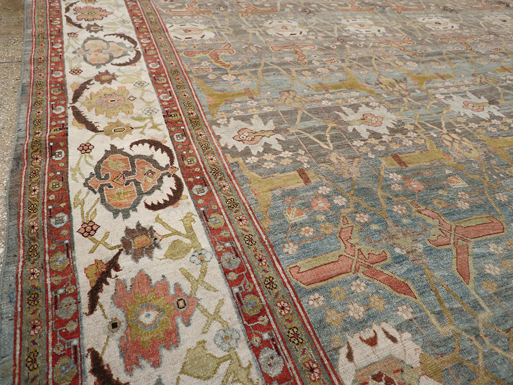 Antique Persian Bidjar Large Carpet, No.29583 - Galerie Shabab