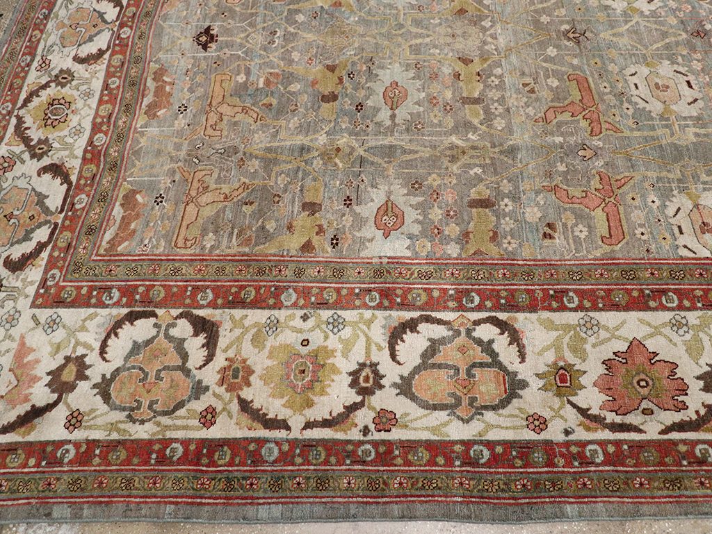 Antique Persian Bidjar Large Carpet, No.29583 - Galerie Shabab