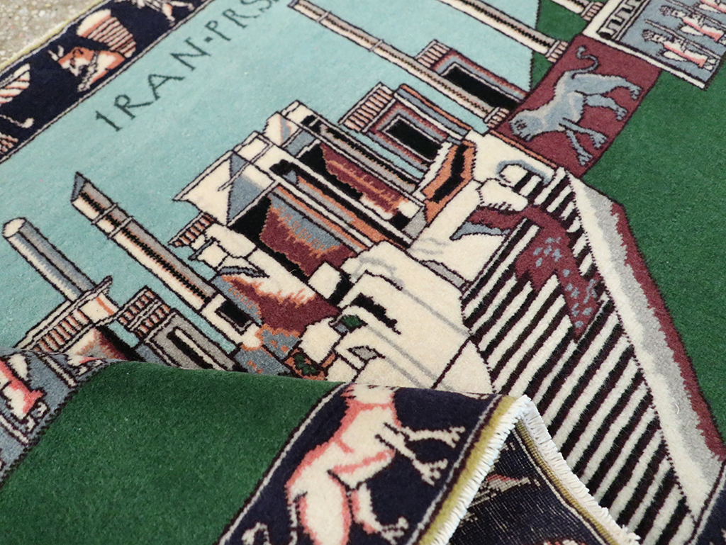 Modern Persian Tabriz Pictorial Rug (Pair: 2 of 2), No.29590 - Galerie Shabab