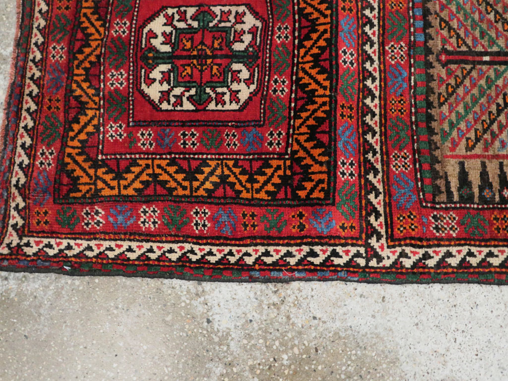 Vintage Persian Baluch Runner, No.29596 - Galerie Shabab