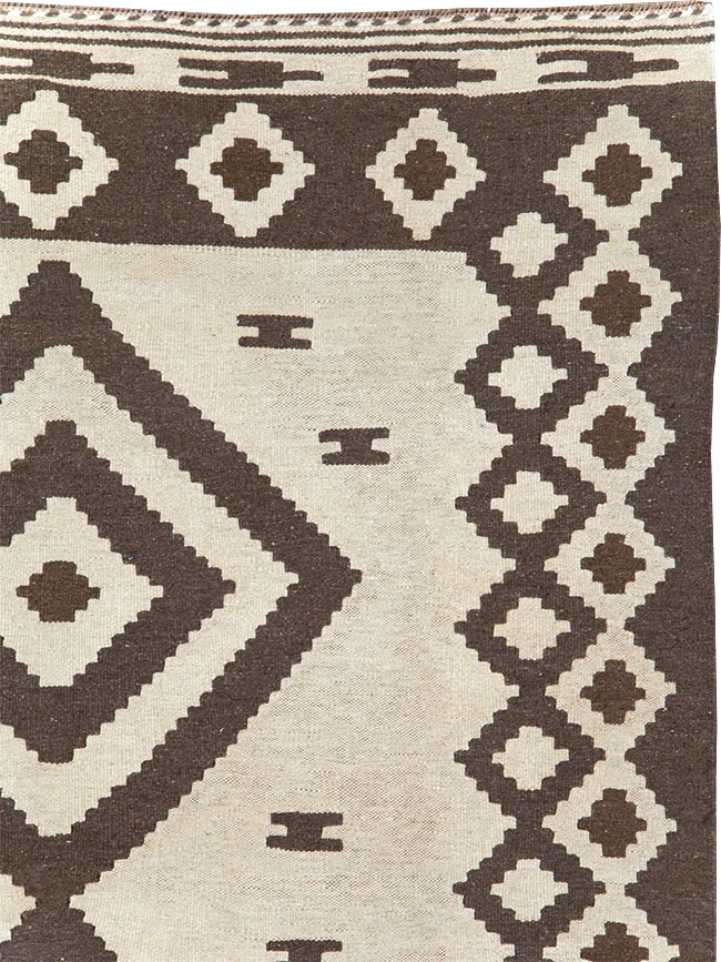Vintage Persian Flatweave, No.29602 - Galerie Shabab